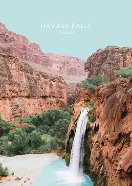 Havasu Falls Arizona Art
