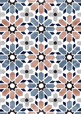 Moroccan Floral Tile 03