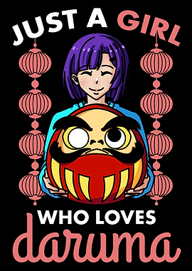 Girl Daruma Doll