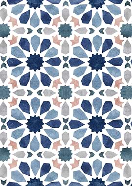 Moroccan Floral Tile 01