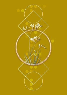 Geometric Freesia Flowers
