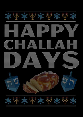 Ugly Hanukkah Challah