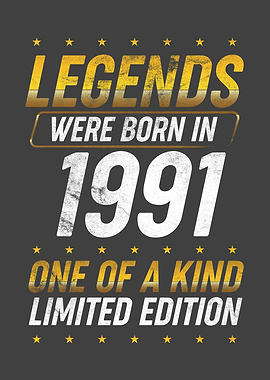 Legends were born in 1991