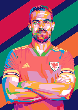 Aaron Ramsey WPAP Art