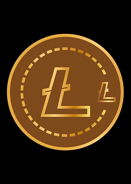 Litecoin Symbol Gold