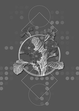 Gray Geometric Grandiflora