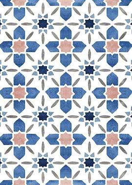 Moroccan Floral Tile 15