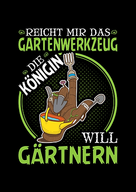 Lustiges Hobby Gaertnerin