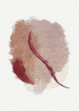 Burgundy and Gold 1 of 3