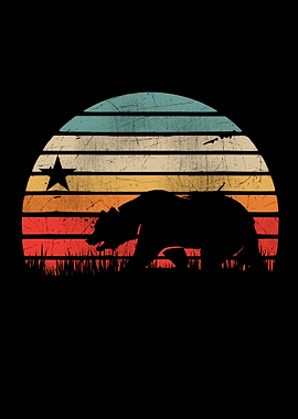 California Bear Retro Sun