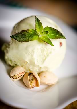 Pistachio ice cream