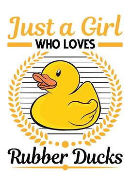 Rubber Duck Girl Bath Gift