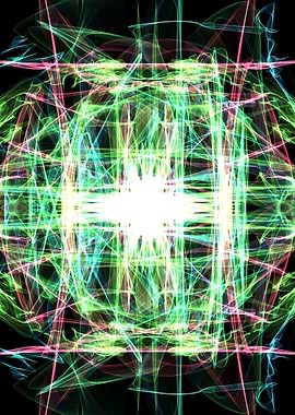 Abstract smoke lines