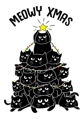 Cat Lover Christmas Meowee