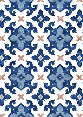 Moroccan Floral Tile 24