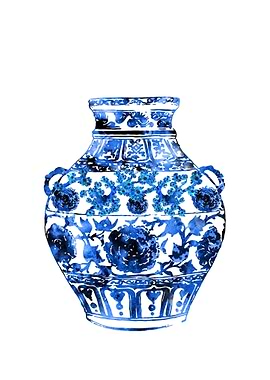 China Vase ginger jar