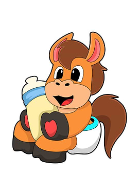 Horse Baby bottle