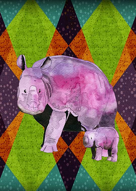 Rhinoceros poster