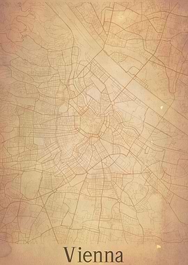 Vienna Austria City Map