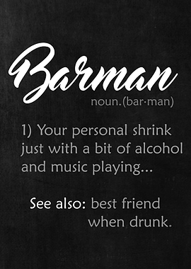 Funny Barman Definition