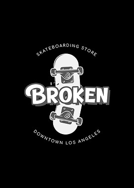 Broken Skateboard