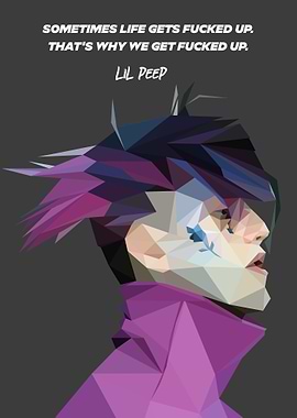 Lil Peep Quote Poster