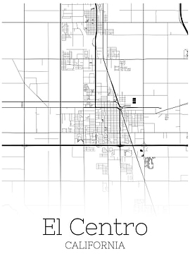 El Centro California map