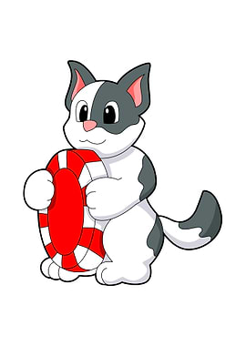 Cat Poker Poker chip