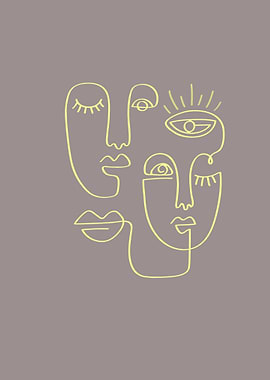 ONE LINE FACES 2