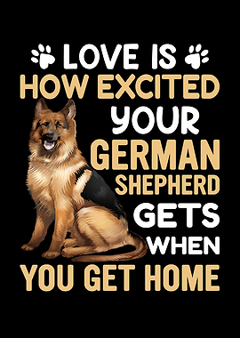 GERMAN SHEPHERD LOVE