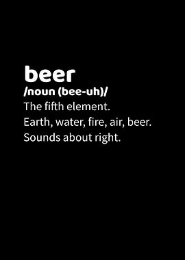 Beer Dictionary 5 Elements
