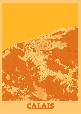 Calais Sunset City Map