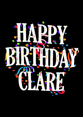 Happy Birthday Clare