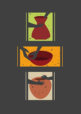 Ceramic Retro Kiln Pottery