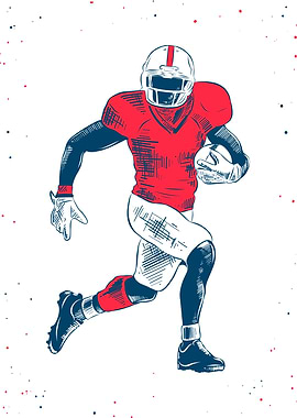 American Football SportArt