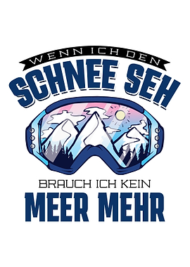 Witziger Skipiste Spruch