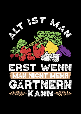 Gartenliebhaber Rentner