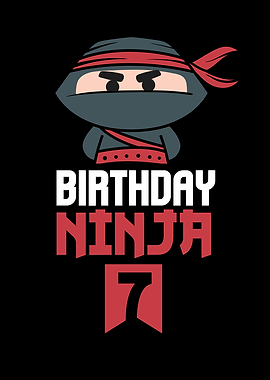 7th Birthday Ninja Im 7