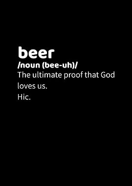 Beer Dictionary God Loves