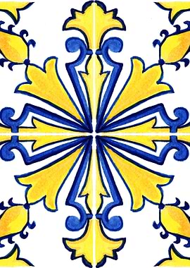 Portuguese Tile Pattern 01