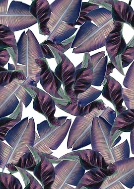 Iridescent Tropical Leaf 1