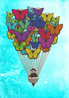 Butterfly air balloon