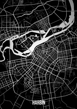 Harbin dark map