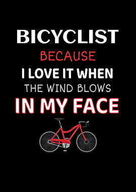 Bicyclist Wind Face Bike