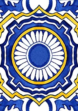 Portuguese Tile Pattern 10
