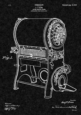 Coffee Roaster Patent 1913