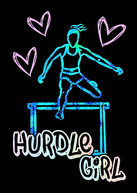 Hurdle Girl Wall Art