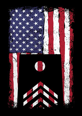 Cornhole Player Team Bean