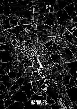 Hanover dark map