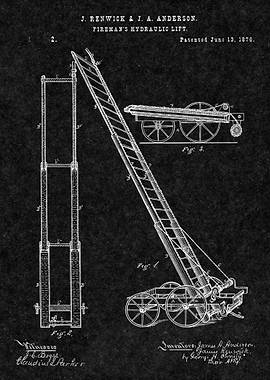 Firefighter Vintage Patent